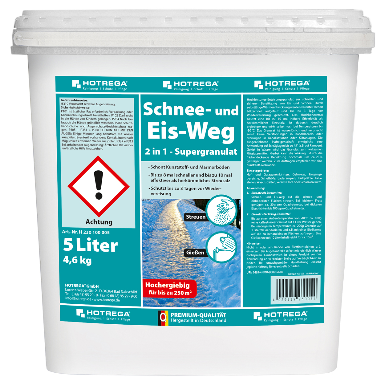 wilpeg® Sand Auftaugranulat, Eis Schnee Frost, Streusalz